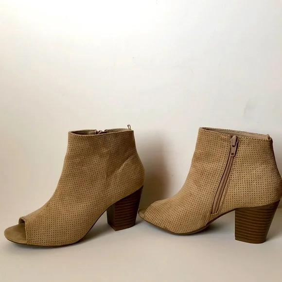 Old Navy Shoes Open Toe Ankle Boots Poshmark